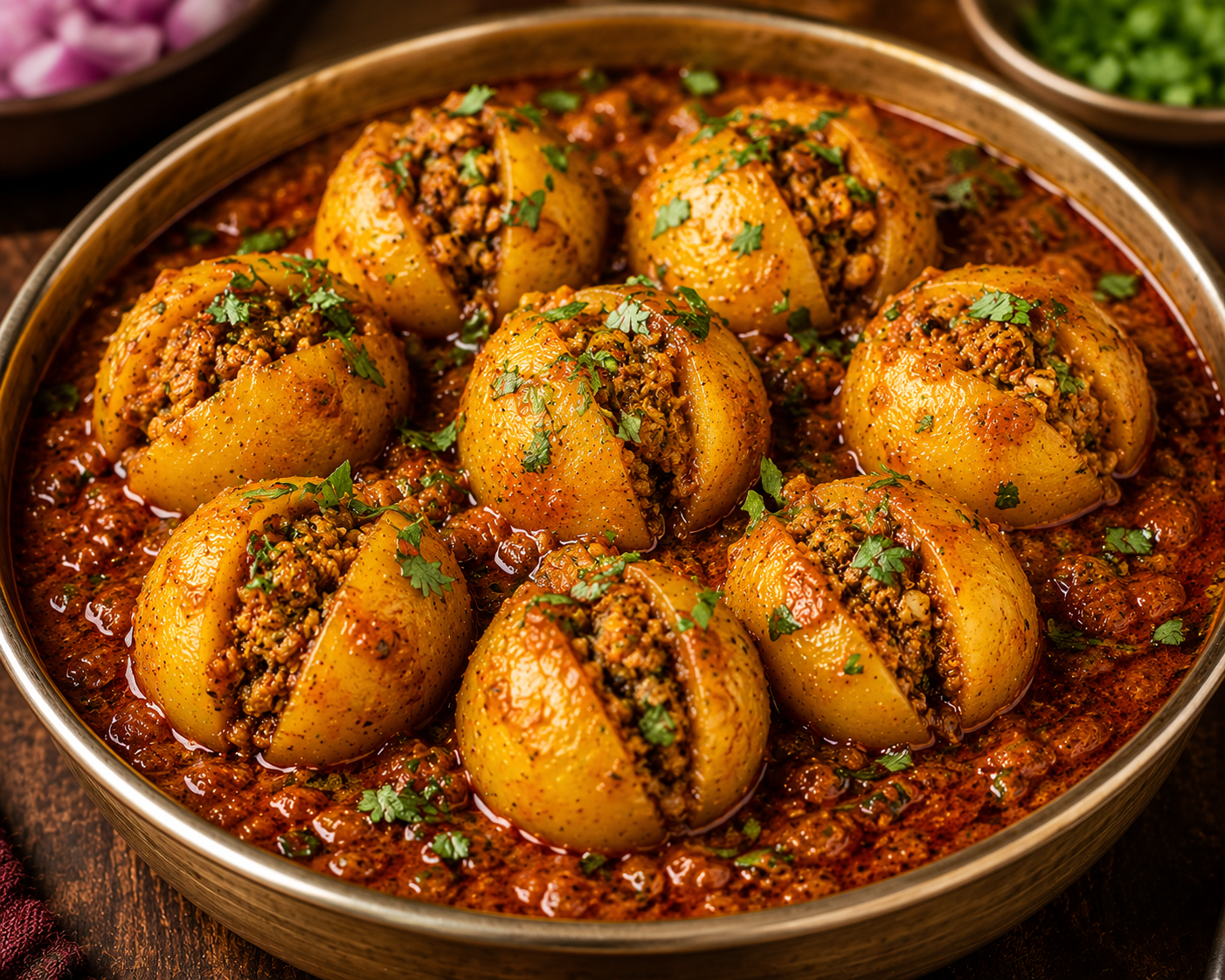 Stuffed Aloo Dum